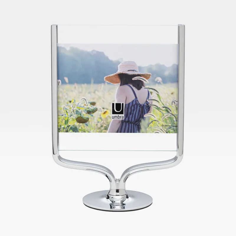 WISHBONE photo holder chrome