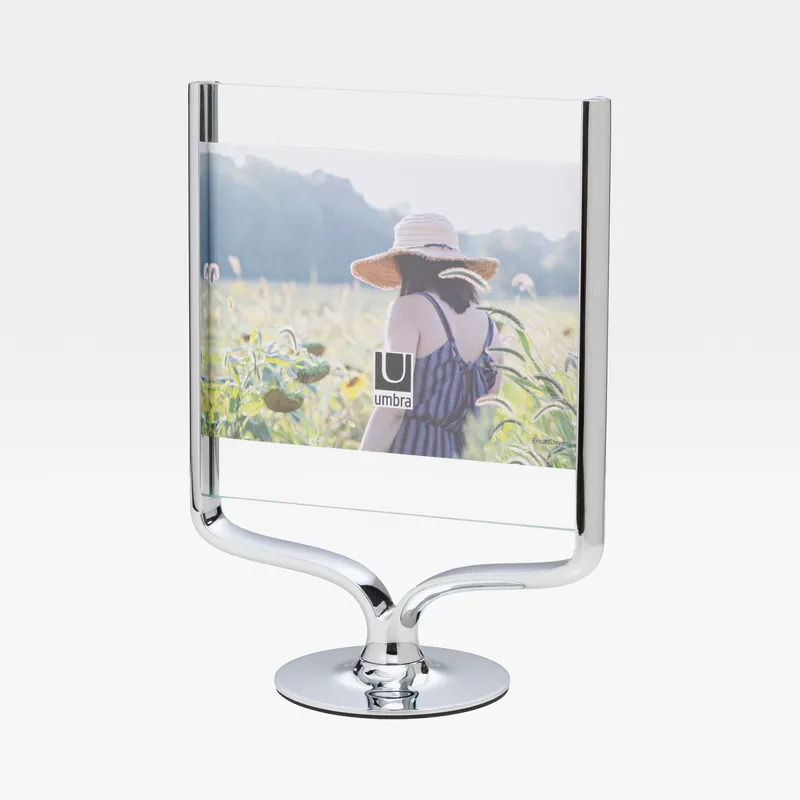 WISHBONE photo holder chrome