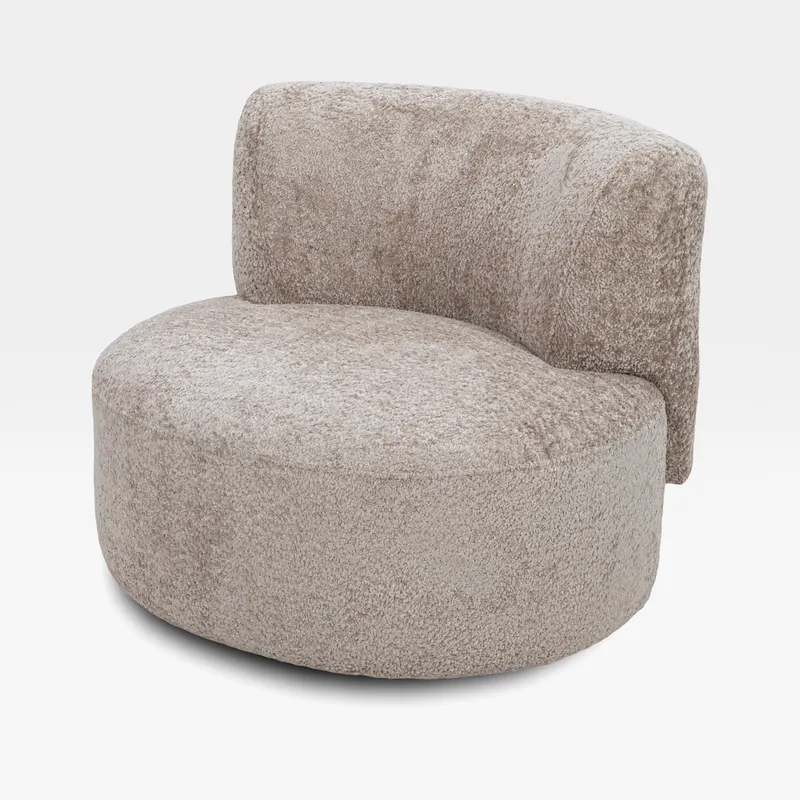 SYDNEY swivel chair taupe