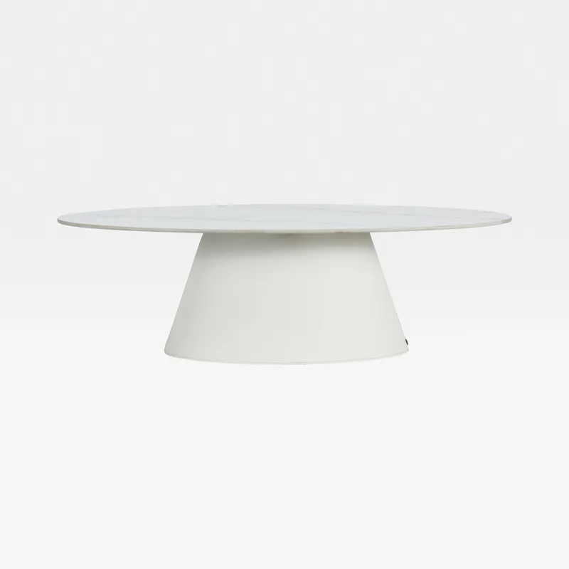 GNOCCHI coffee table white - 130x70cm