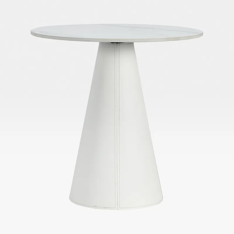 GNOCCHI side table white - dia 50cm