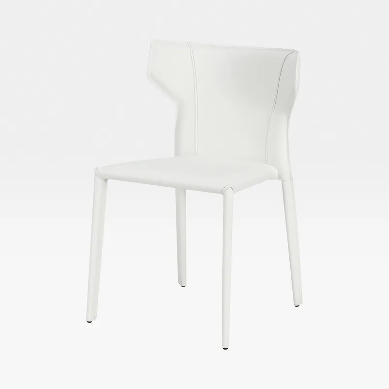 VITELLO dining chair faux leather white