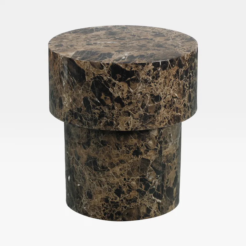 RICCI side table brown - dia 45cm