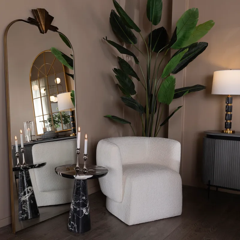 AMELIE floor mirror brass - 190x80cm