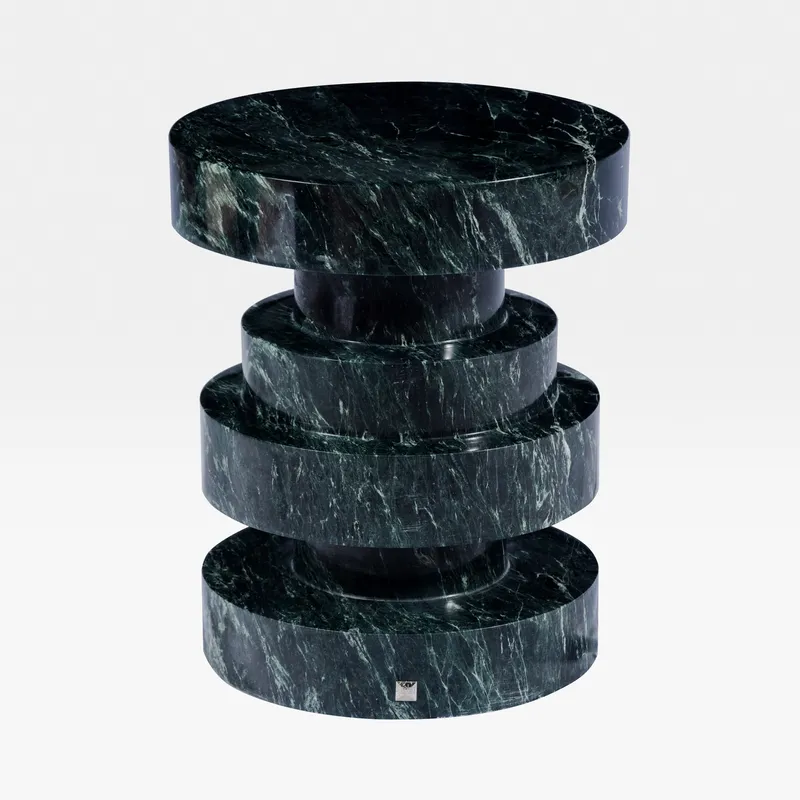 LEONARDO side table green - dia 38cm