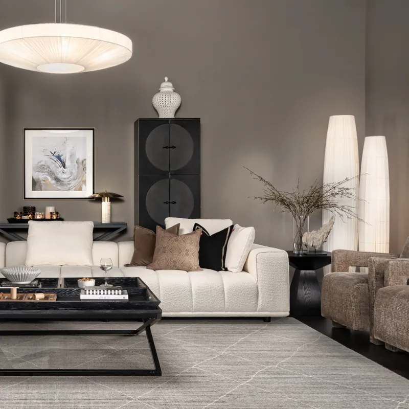 MALAGA floor lamp white - H165cm