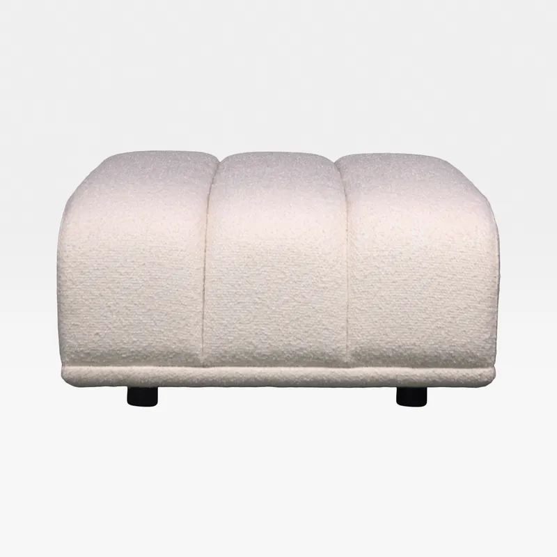 PALERMO footstool white - medium