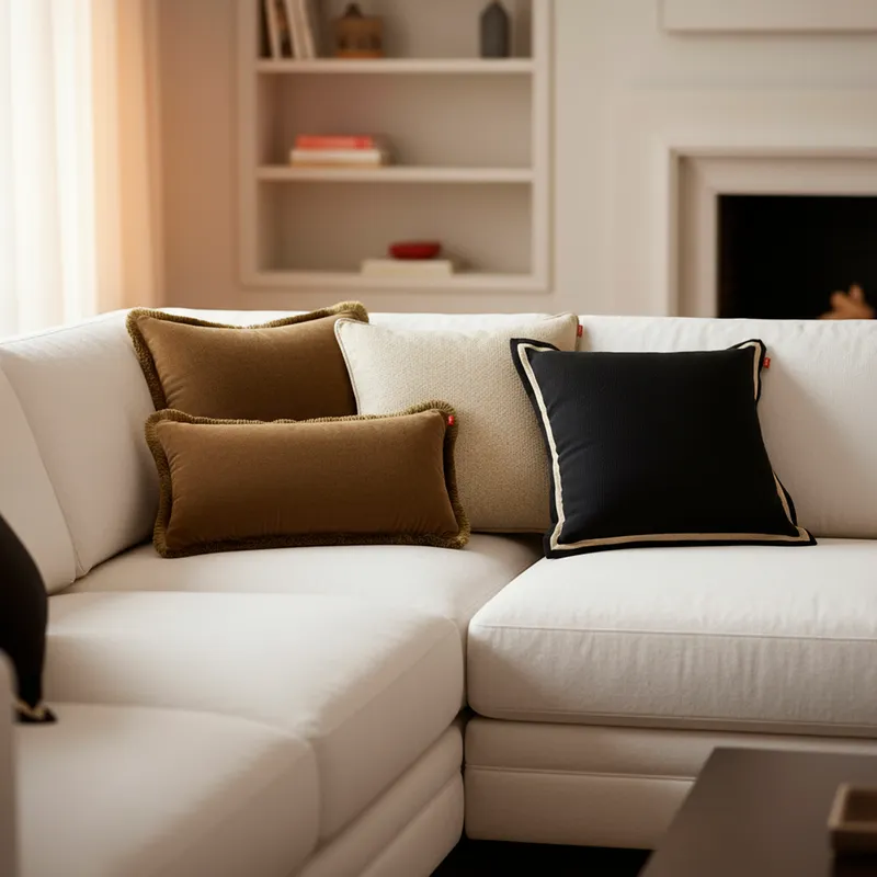 LORENZO cushion cover beige - 50x50cm
