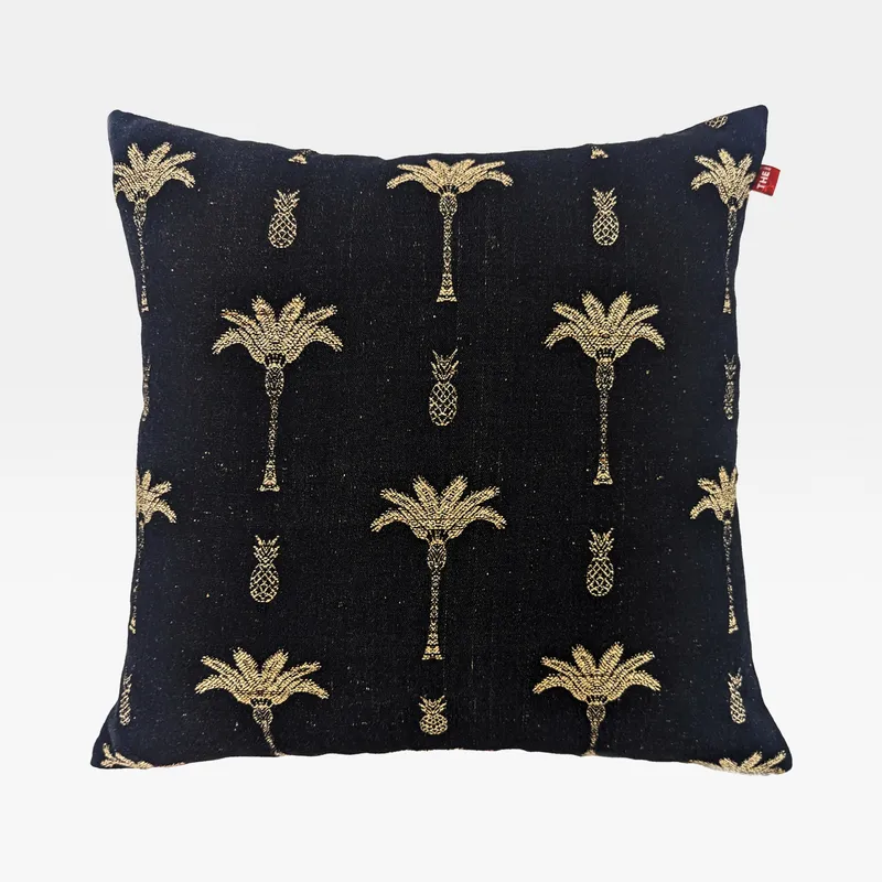 PALM cushion cover black - 50x50cm