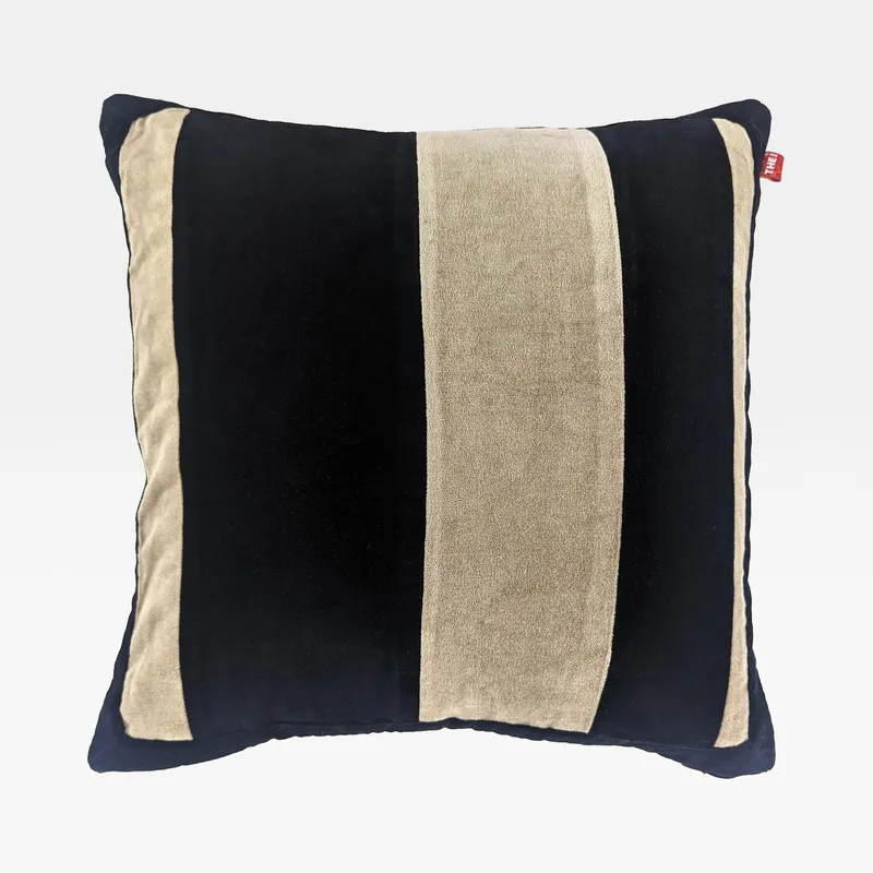 MADISEN cushion cover black/beige - 50x50cm