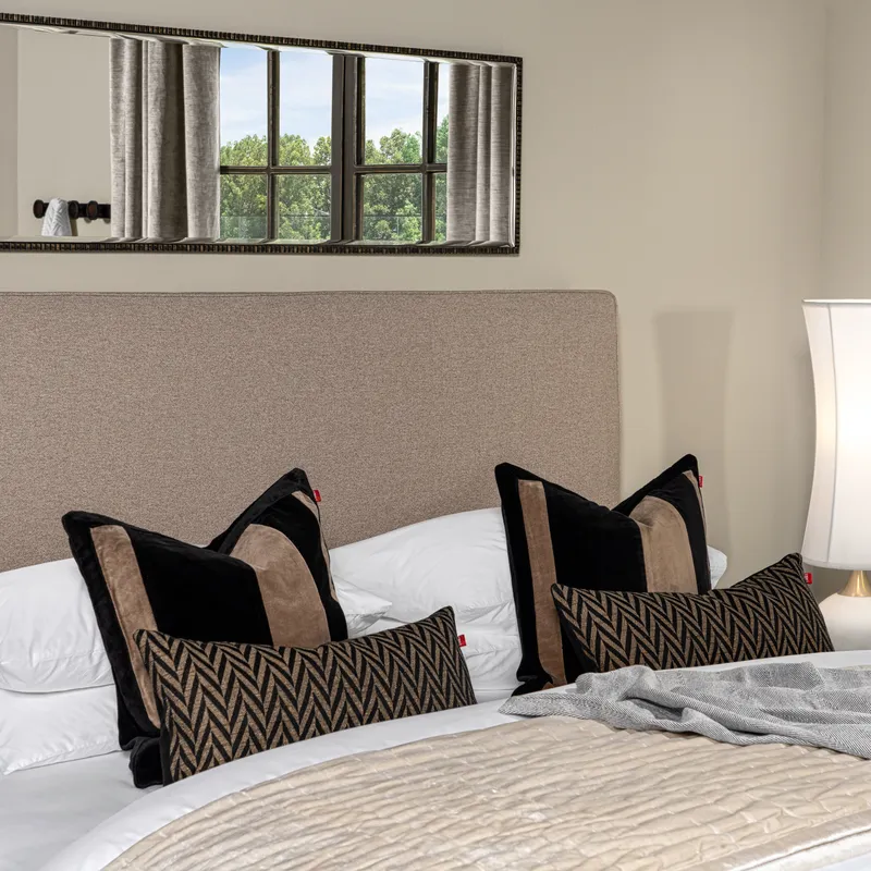 MADISEN cushion cover black/beige - 50x50cm