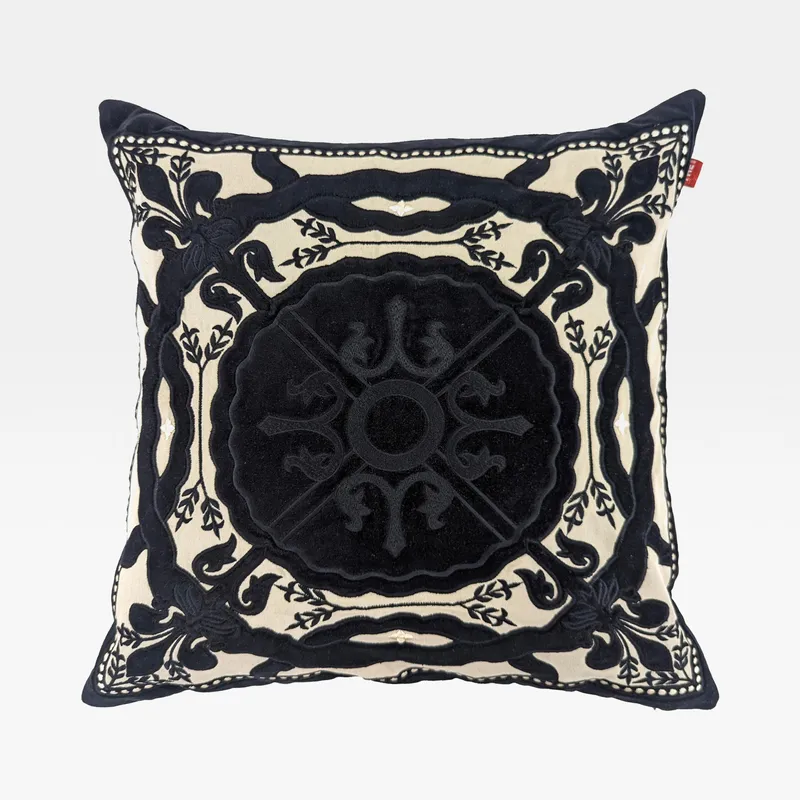 JARDIN cushion cover black - 50x50cm