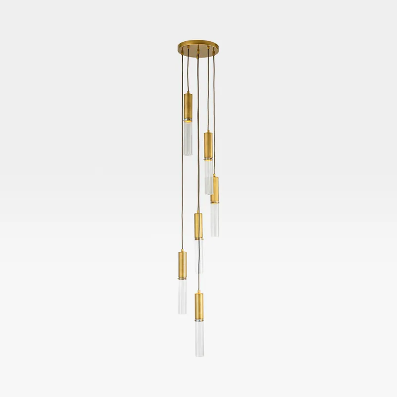 VIGO pendant lamp clear/bronze - dia 25cm