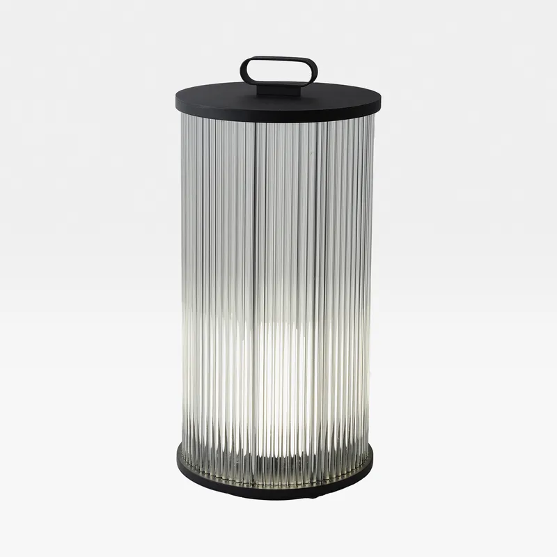 ALICANTE table lamp clear/black - H60cm