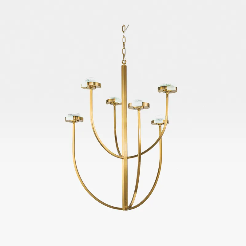 MADRID chandelier white/bronze - 72x72cm