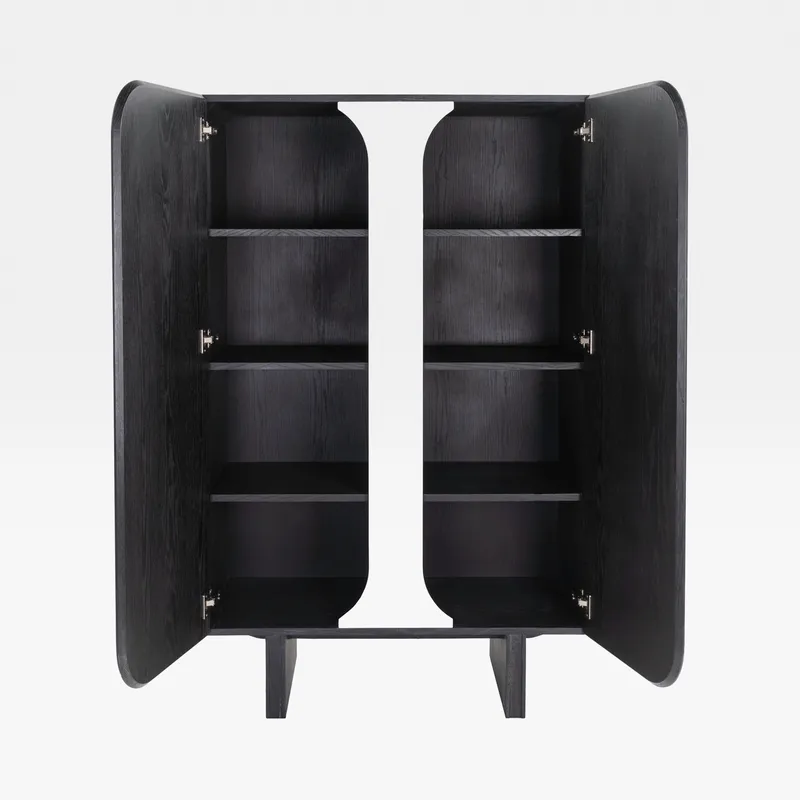 OLBIA cabinet black - 160x100cm