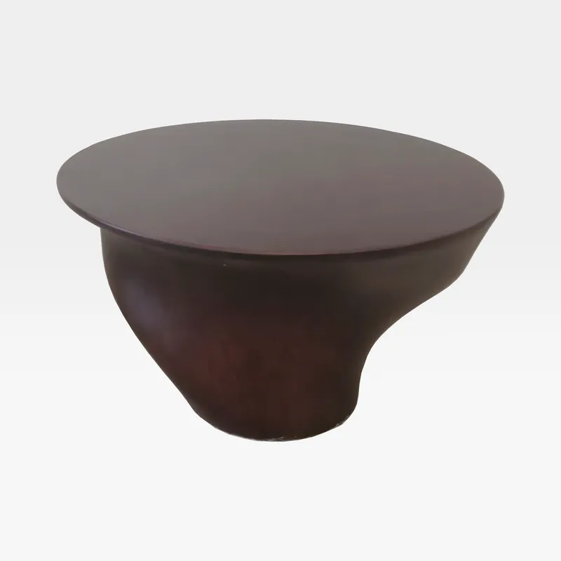 TANGLE coffee table dark brown - dia 70cm