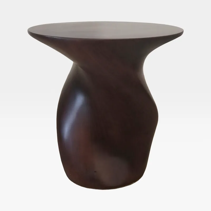 TANGLE side table dark brown - dia 55cm