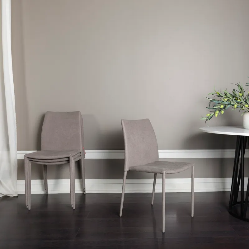 PERTH dining chair taupe