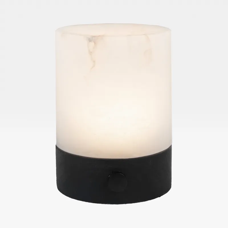 TOUCH lamp white/black - H13cm