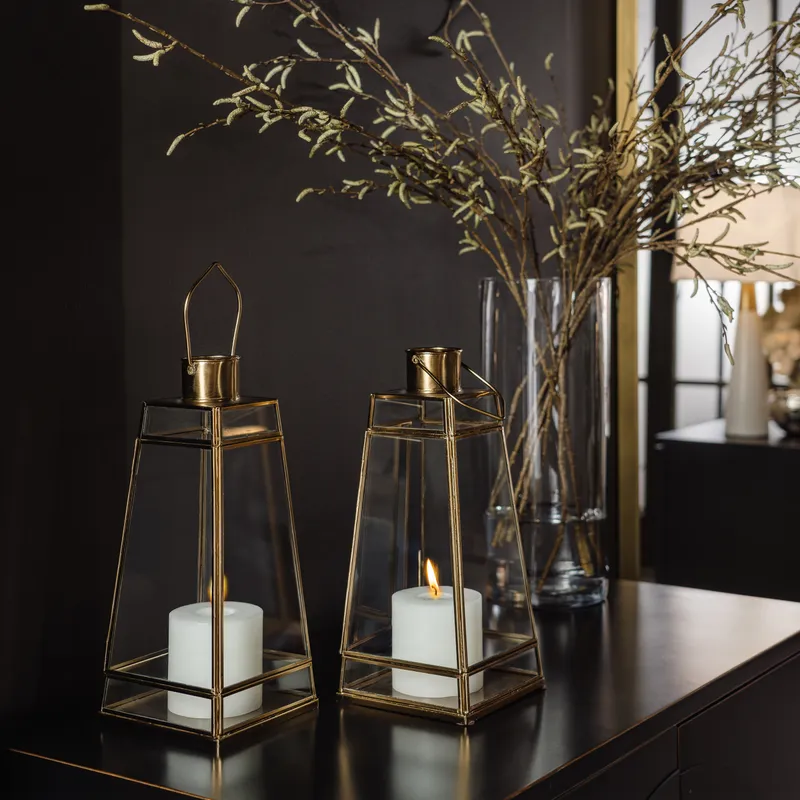 KARSON lantern brass - H29cm