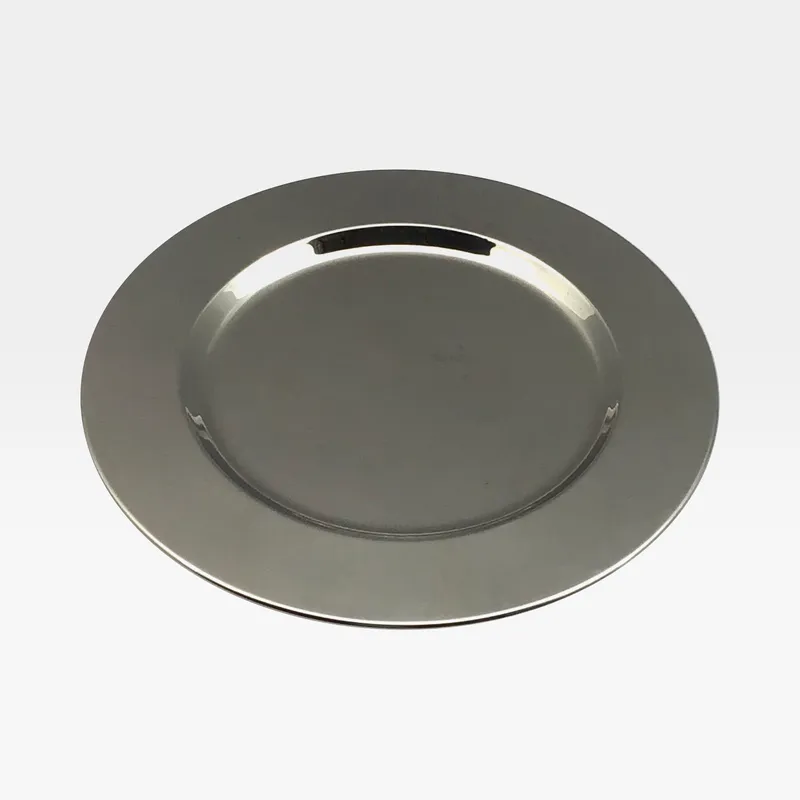 ADONI charger plate nickel - dia 33cm