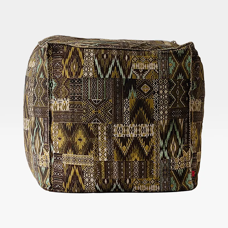 SEINA pouf brown - 50x50cm