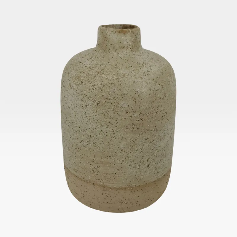 CASSIA vase cream - H14cm