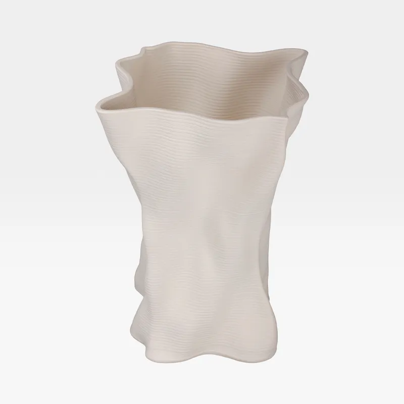 ADDAX vase white - H30cm