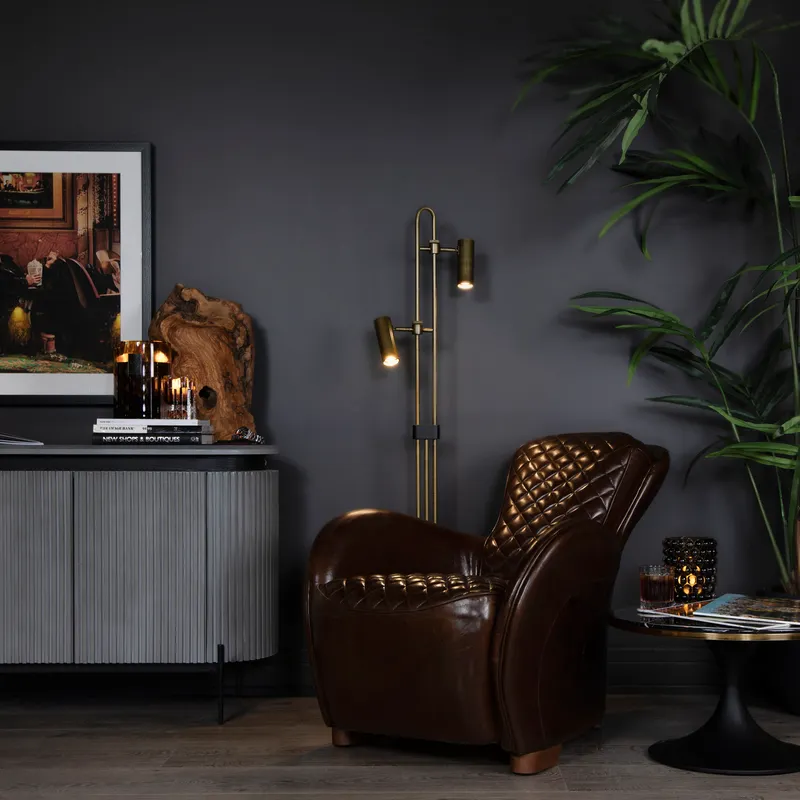 SEVILLA floor lamp bronze - H145cm