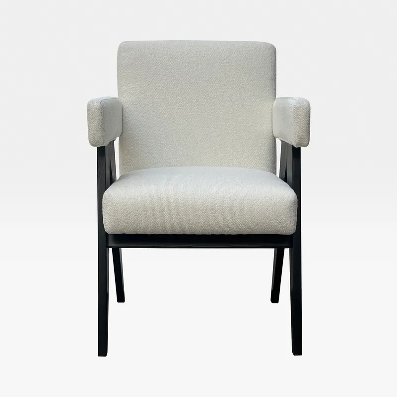 BYRON dining armchair white
