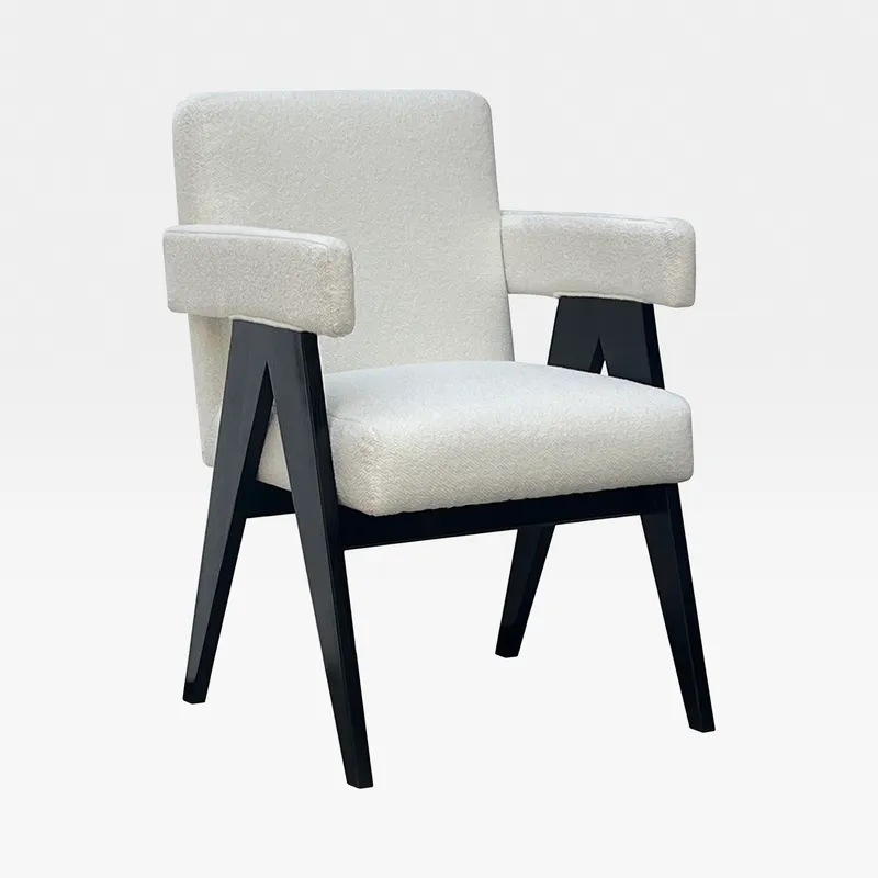 BYRON dining armchair white