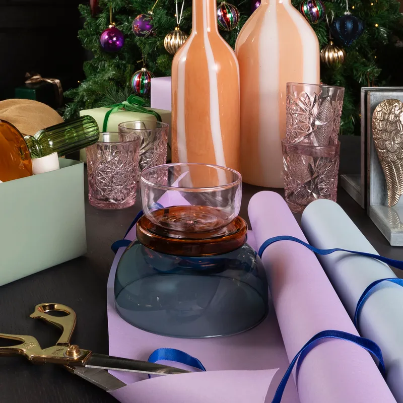 ELLIS tea light holder multicolour - H14cm