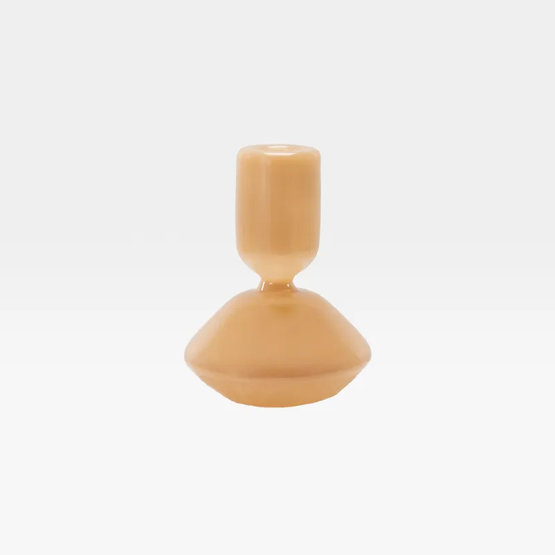 ETTA candle holder beige - H14cm