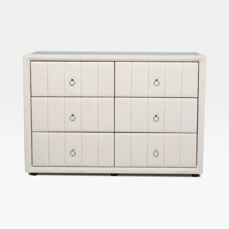 FIORI chest of 6 drawers white