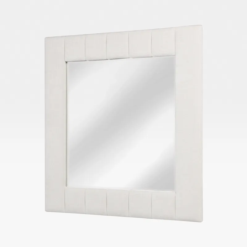 FIORI wall mirror white - 80x80cm