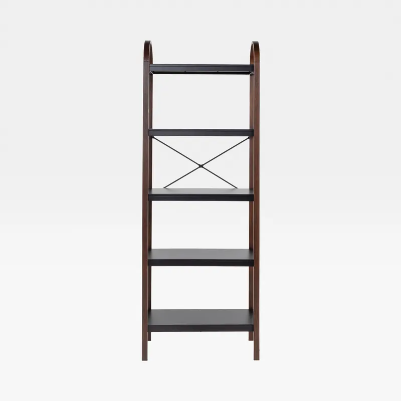 BELLWOOD display unit black/walnut - 170x61cm