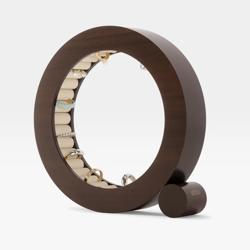 FERRIS jewellery organiser walnut