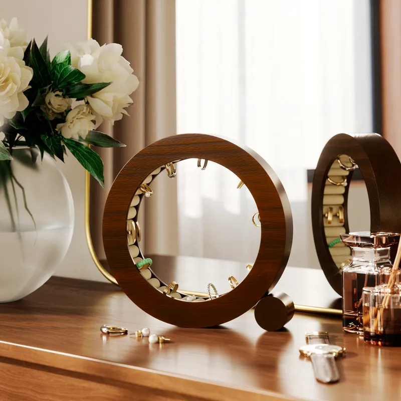 FERRIS jewellery organiser walnut