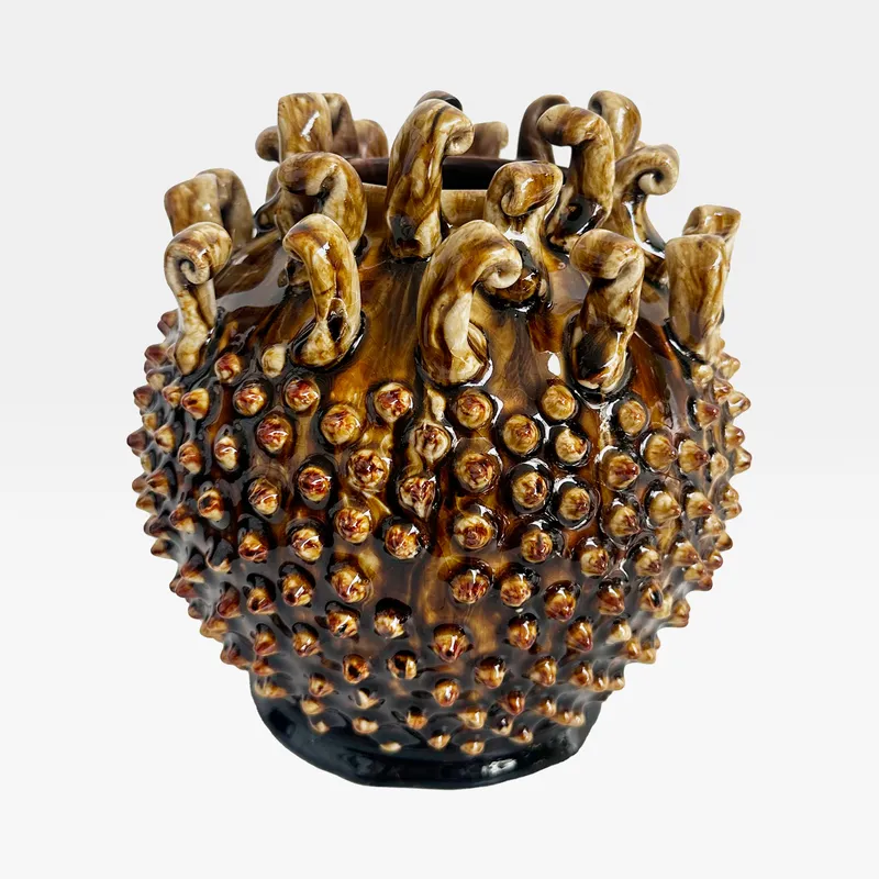 STUD vase brown - H20cm