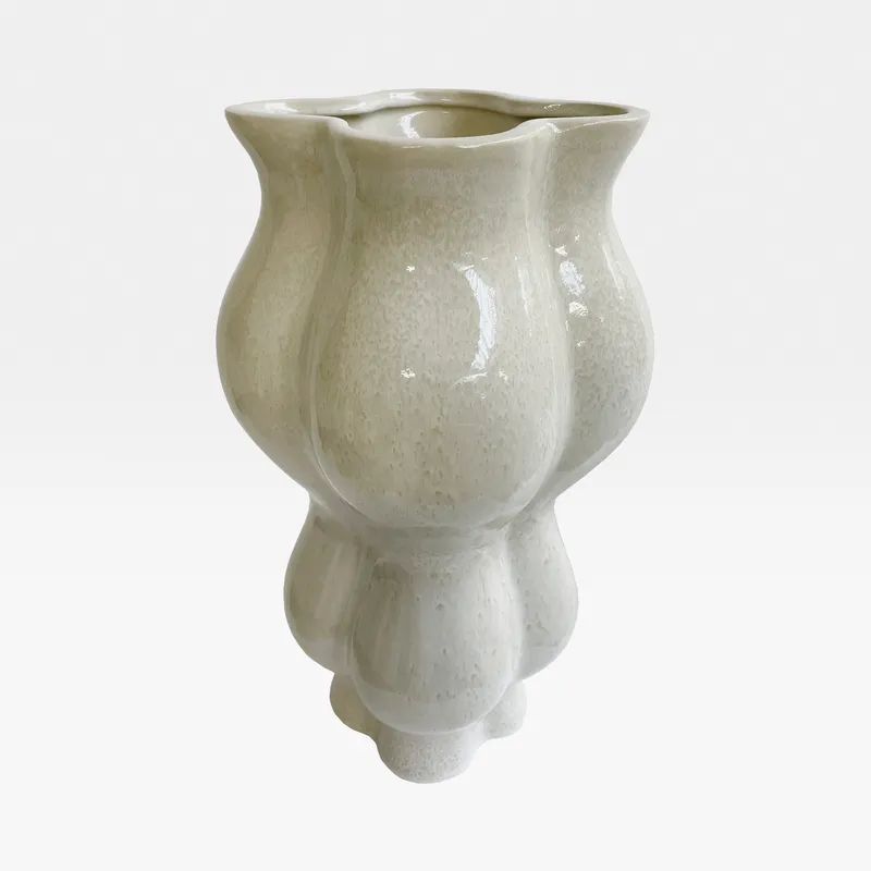ASIAN vase cream - H37cm