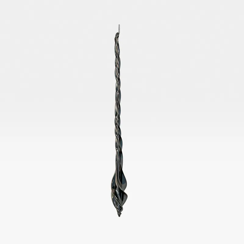 SPIRAL icicle decoration silver - H25cm