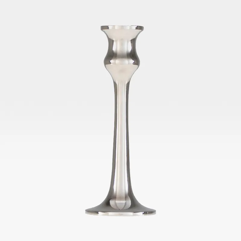 YAASHI candle holder nickel - H18cm