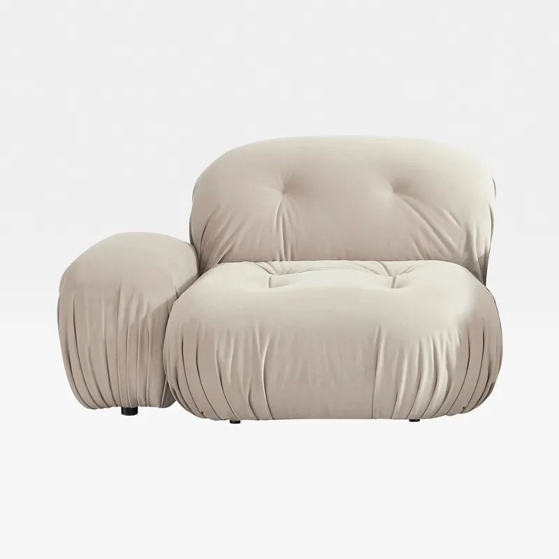 TOKYO left arm modular chair white