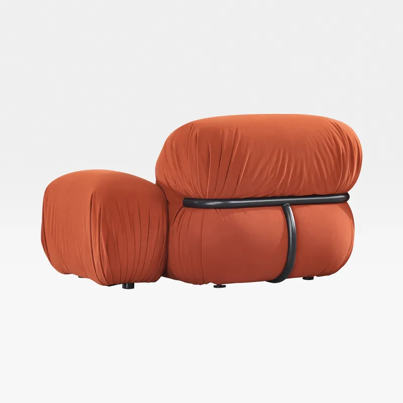 TOKYO right arm modular chair red