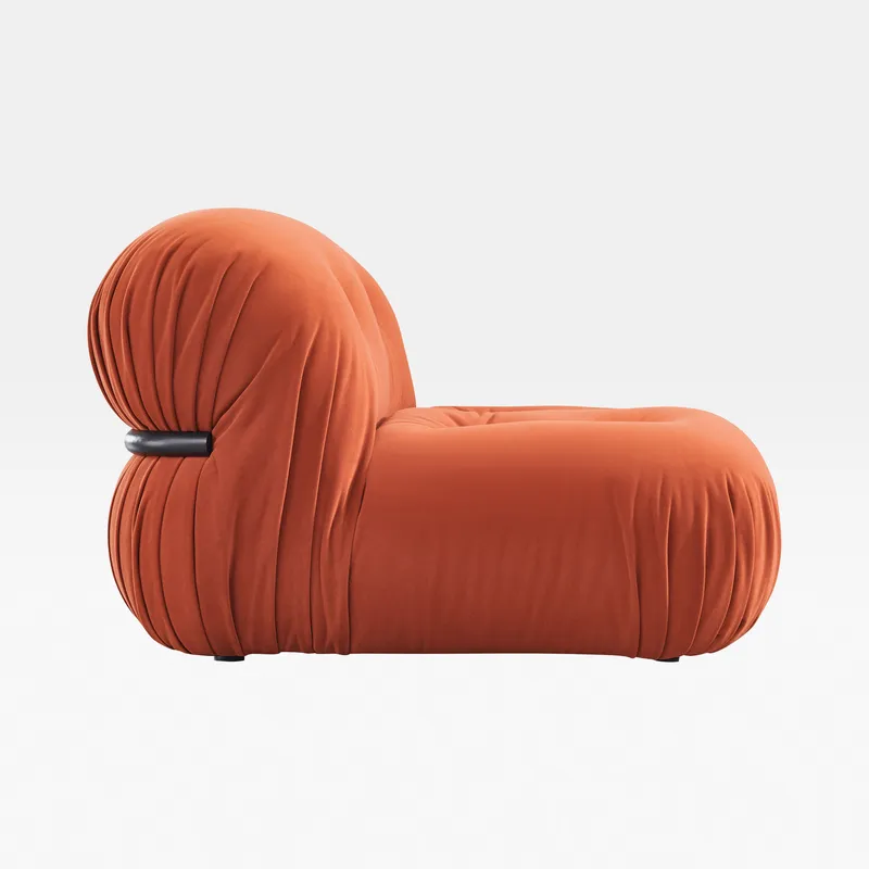 TOKYO armless modular chair red
