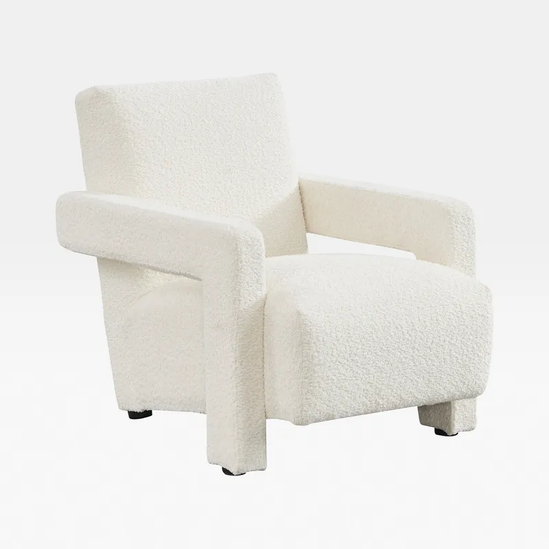 ASHER armchair white