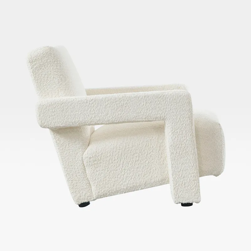 ASHER armchair white