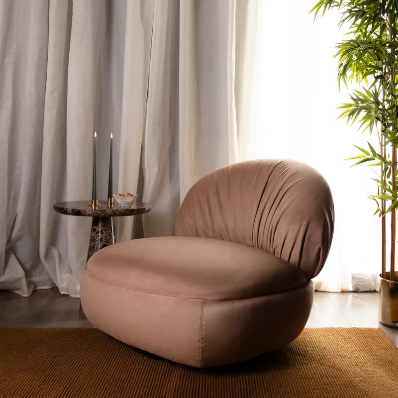 ROCI side table brown - dia 45cm
