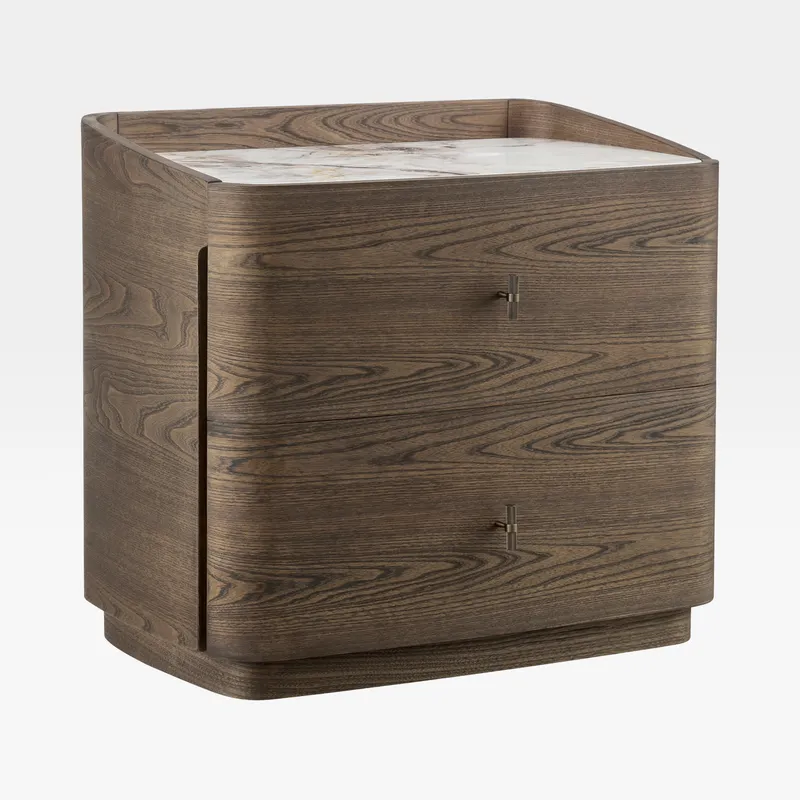 EMILIA bedside table brown